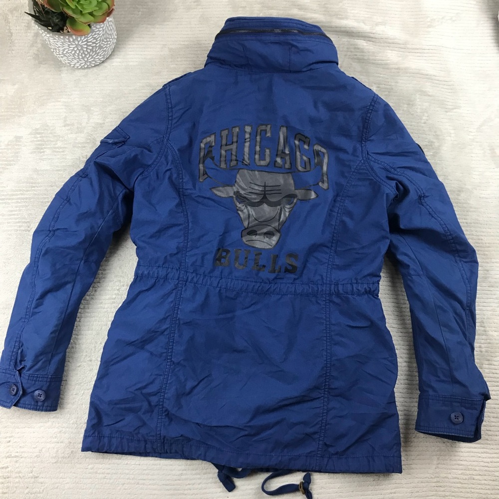 NBA Womens Chicago Bulls Parka Hooded coat - Rare